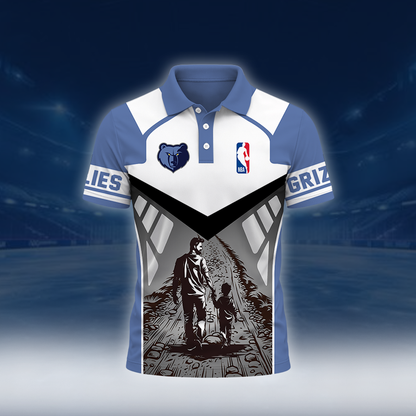 [HOT DEAL] NEW CUSTOMIZED NBA13 MGR MEMPHIS GRIZZLIES POLO SHIRT