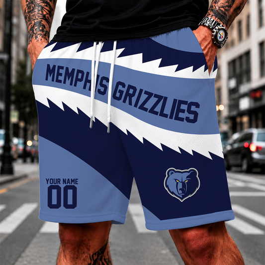 [HOT DEAL] NEW CUSTOMIZED NBA13 MGR MEMPHIS GRIZZLIES SHORT PANTS