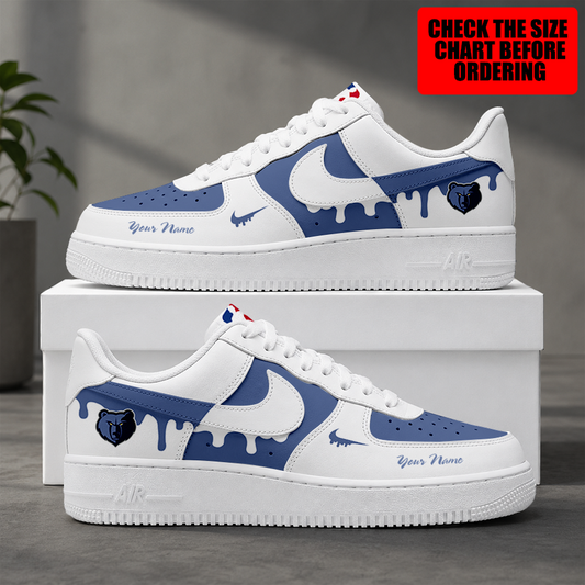 [HOT DEAL] NEW CUSTOMIZED NBA13 MGR MEMPHIS GRIZZLIES AF1 SHOES
