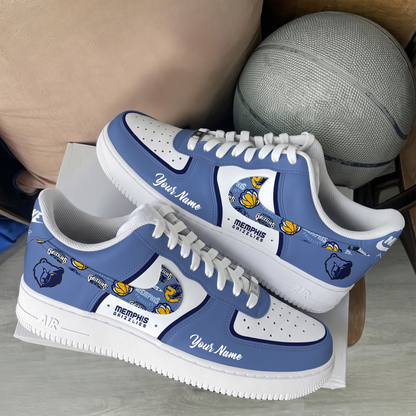 [HOT DEAL] NEW CUSTOMIZED NBA13 MGR MEMPHIS GRIZZLIES AF1 SHOES