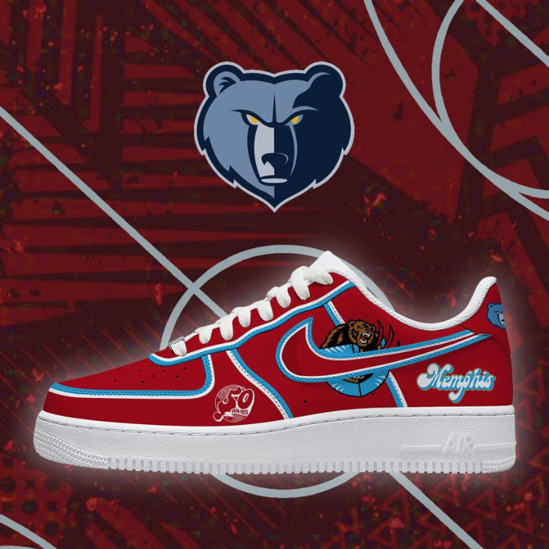 [HOT DEAL] NEW CUSTOMIZED NBA13 MGR MEMPHIS GRIZZLIES AF1 SHOES