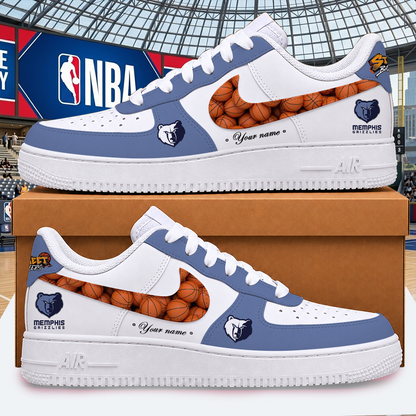 [HOT DEAL] NEW CUSTOMIZED NBA13 MGR MEMPHIS GRIZZLIES AF1 SHOES