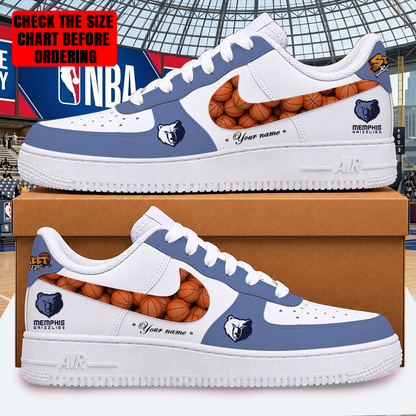 [HOT DEAL] NEW CUSTOMIZED NBA13 MGR MEMPHIS GRIZZLIES AF1 SHOES