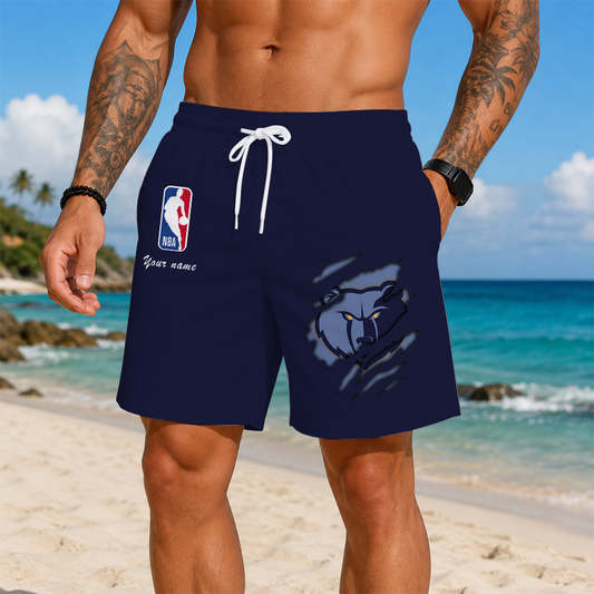 [HOT DEAL] NEW CUSTOMIZED NBA13 MGR MEMPHIS GRIZZLIES SHORT PANTS