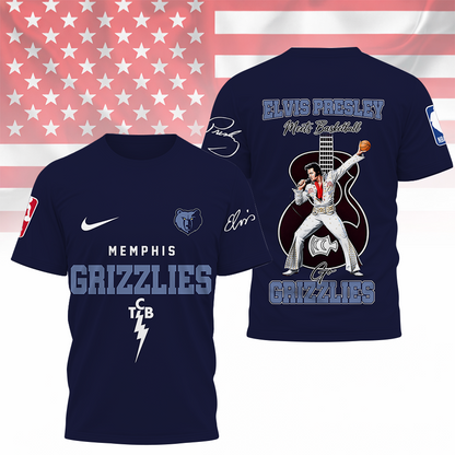 [HOT DEAL] NEW CUSTOMIZED NBA13 MGR MEMPHIS GRIZZLIES X ELVIS PRESLEY T-SHIRT, HOODIE, ZIP HOODIE