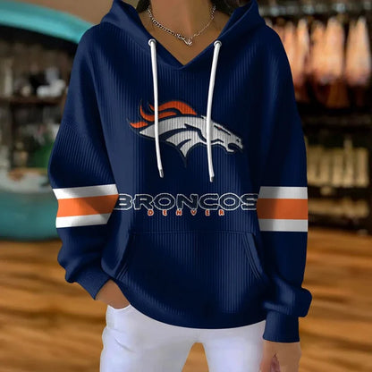 [SPECIAL OFFER] NEW CUSTOMIZED NFL13 DVB DENVER BRONCOS RIBBED HOODIE & SWEATSHIRT