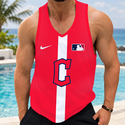 [FLASH SALE] NEW CUSTOMIZED MLB13 CGS CLEVELAND GUARDIANS UNISEX TANK TOP
