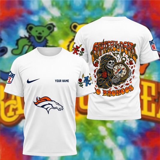 [SPECIAL OFFER] NEW CUSTOMIZED NFL13 DVB DENVER BRONCOS x GRATEFUL DEAD T-SHIRT, HOODIE, ZIP HOODIE