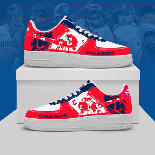 [FLASH SALE] NEW CUSTOMIZED MLB13 CGS CLEVELAND GUARDIANS AF1 SHOES