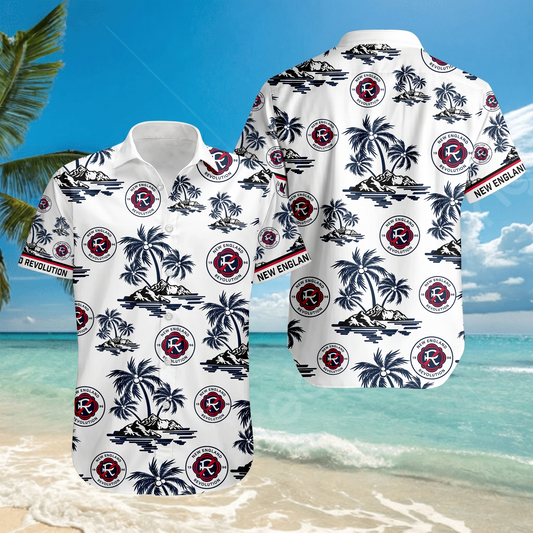 TOP SELLING - NEW CUSTOMIZED MLS13 NER NEW ENGLAND REVOLUTION UNISEX HAWAIIAN SHIRT