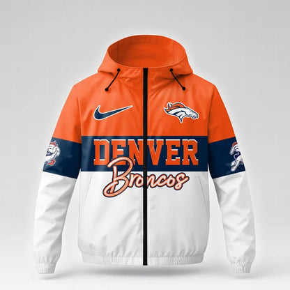 [SPECIAL OFFER] NEW CUSTOMIZED NFL13 DVB DENVER BRONCOS WINDBREAKER JACKET