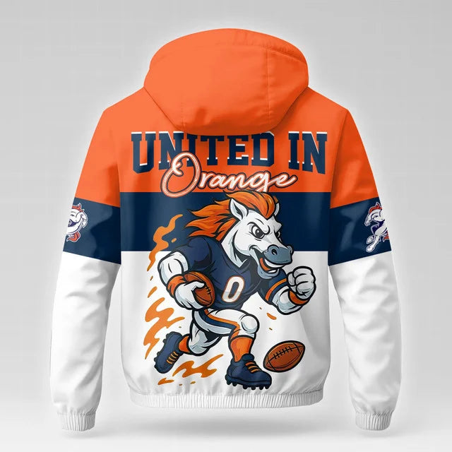 [SPECIAL OFFER] NEW CUSTOMIZED NFL13 DVB DENVER BRONCOS WINDBREAKER JACKET
