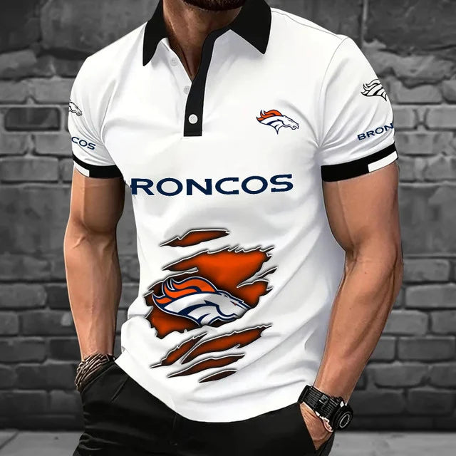[SPECIAL OFFER] NEW CUSTOMIZED NFL13 DVB DENVER BRONCOS POLO SHIRT