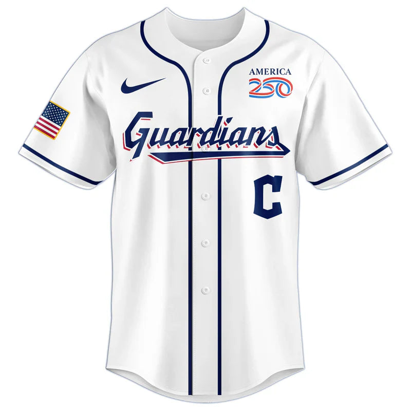 [FLASH SALE] NEW CUSTOMIZED MLB13 CGS CLEVELAND GUARDIANS BASEBALL JERSEY