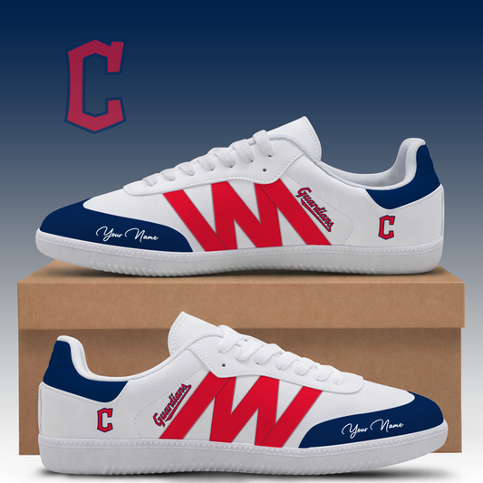 [FLASH SALE] NEW CUSTOMIZED MLB13 CGS CLEVELAND GUARDIANS CLASSIC SNEAKERS