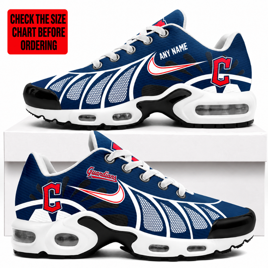 [FLASH SALE] NEW CUSTOMIZED MLB13 CGS CLEVELAND GUARDIANS AIR MAX PLUS SNEAKERS