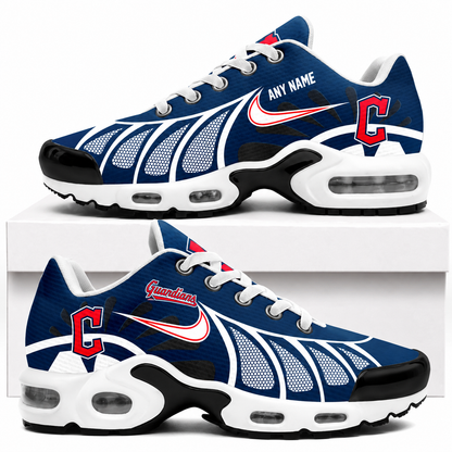 [FLASH SALE] NEW CUSTOMIZED MLB13 CGS CLEVELAND GUARDIANS AIR MAX PLUS SNEAKERS