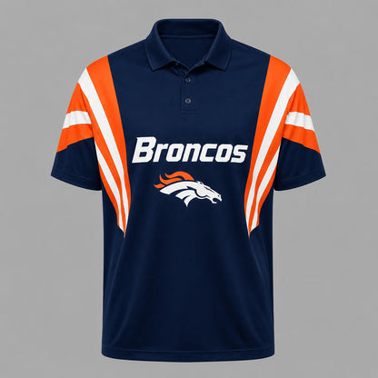 [SPECIAL OFFER] NEW CUSTOMIZED NFL13 DVB DENVER BRONCOS POLO SHIRT