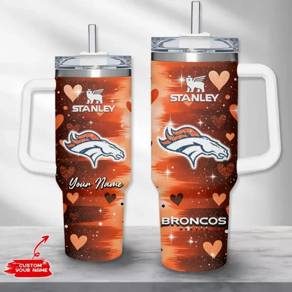[SPECIAL OFFER] NEW CUSTOMIZED NFL13 DVB DENVER BRONCOS HALLOWEEN  40OZ TUMBLER