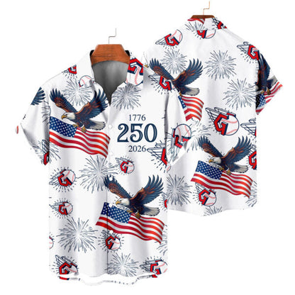 [FLASH SALE] NEW CUSTOMIZED MLB13 CGS CLEVELAND GUARDIANS UNISEX HAWAIIAN SHIRT