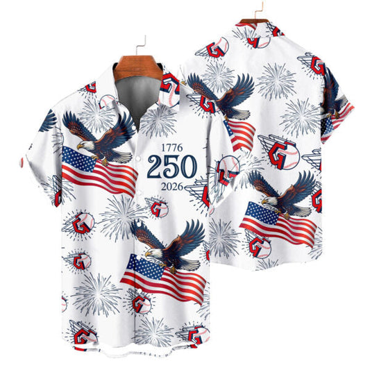 [FLASH SALE] NEW CUSTOMIZED MLB13 CGS CLEVELAND GUARDIANS UNISEX HAWAIIAN SHIRT