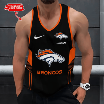 LIMITED EDITION - NEW CUSTOMIZED NFL13 DVB DENVER BRONCOS UNISEX TANK TOP