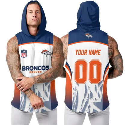 [SPECIAL OFFER] NEW CUSTOMIZED NFL13 DVB DENVER BRONCOS HOODED TANK TOP