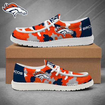 [SPECIAL OFFER] NEW CUSTOMIZED NFL13 DVB DENVER BRONCOS LOAFER SHOES