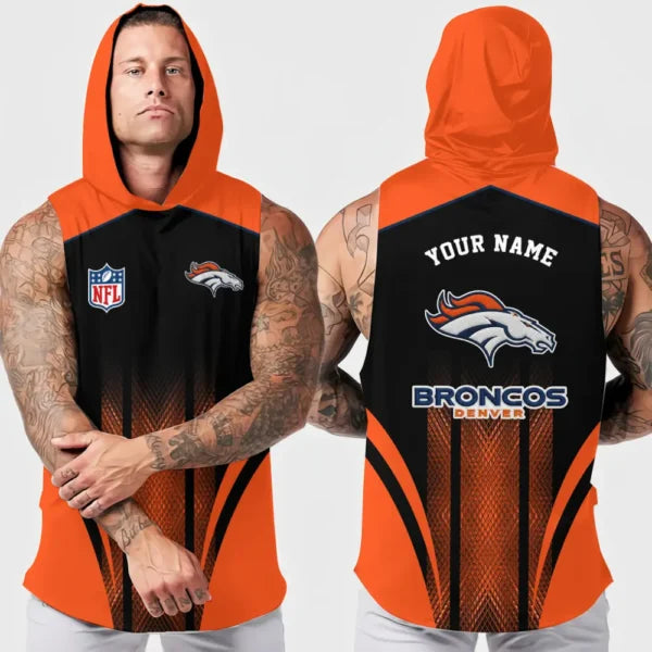 [SPECIAL OFFER] NEW CUSTOMIZED NFL13 DVB DENVER BRONCOS HOODED TANK TOP