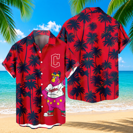 [FLASH SALE] NEW CUSTOMIZED MLB13 CGS CLEVELAND GUARDIANS UNISEX HAWAIIAN SHIRT
