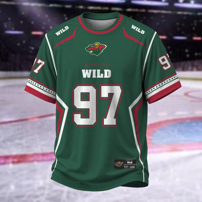 [SUPER SALE] NEW CUSTOMIZED NHL13 MNW MINNESOTA WILD T-SHIRT, HOODIE, ZIP HOODIE