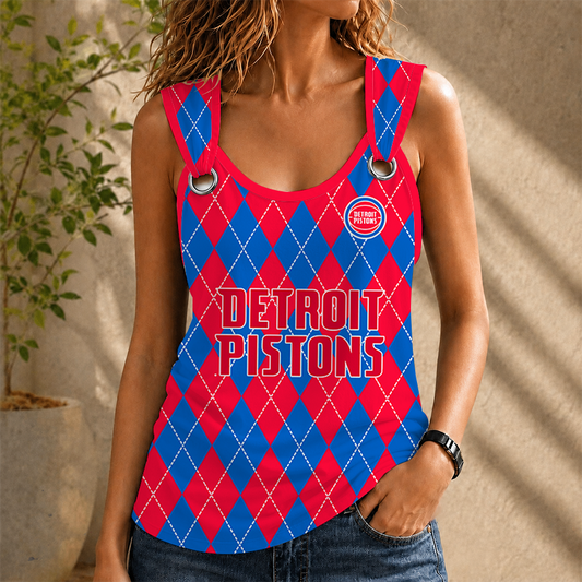 [HOT DEAL] NEW CUSTOMIZED NBA14 DPI DETROIT PISTONS O-RING SHOULDER TANK TOP