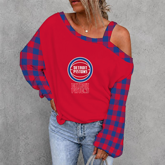 [HOT DEAL] NEW CUSTOMIZED NBA14 DPI DETROIT PISTONS DROP SHOULDER SWEATSHIRT
