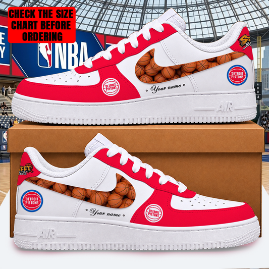 [HOT DEAL] NEW CUSTOMIZED NBA14 DPI DETROIT PISTONS AF1 SHOES