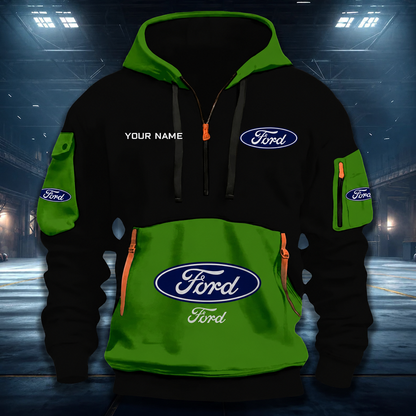 [FAN MUST-HAVE] NEW CUSTOMIZED F114 FRD FORD QUARTER ZIP HOODIE
