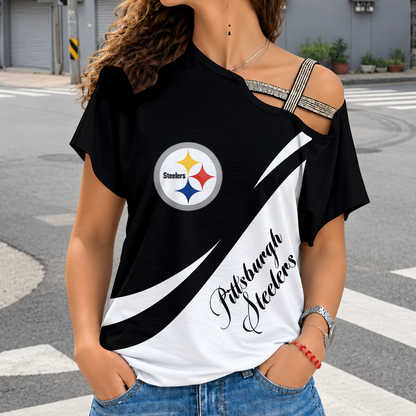 [SPECIAL OFFER] NEW CUSTOMIZED NFL14 PSB PITTSBURGH STEELERS SHOULDER SHIRT