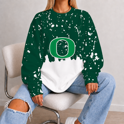 [FAN FAVORITE] NEW CUSTOMIZED NCAA FBS14 OGD OREGON DUCKS UNISEX SWEATSHIRT