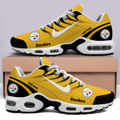 [SPECIAL OFFER] NEW CUSTOMIZED NFL14 PSB PITTSBURGH STEELERS AIR MAX PLUS SNEAKERS