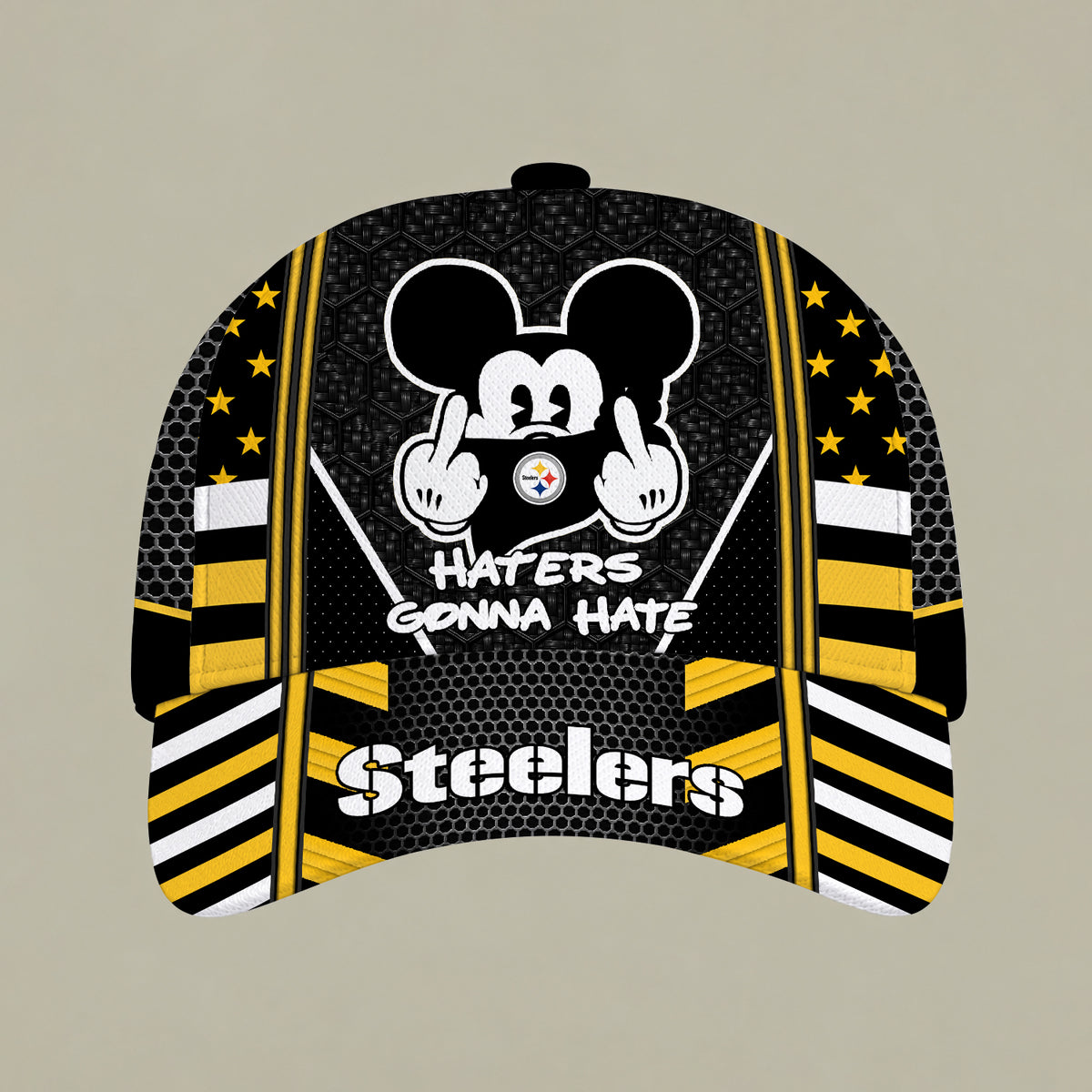 [SPECIAL OFFER] NEW CUSTOMIZED NFL14 PSB PITTSBURGH STEELERS CLASSIC CAP