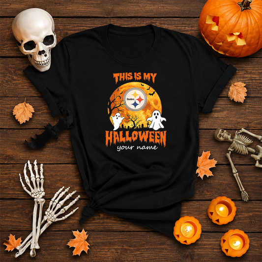 [SPECIAL OFFER] NEW CUSTOMIZED NFL14 PSB PITTSBURGH STEELERS  HALLOWEEN T-SHIRT, HOODIE & ZIP HOODIE