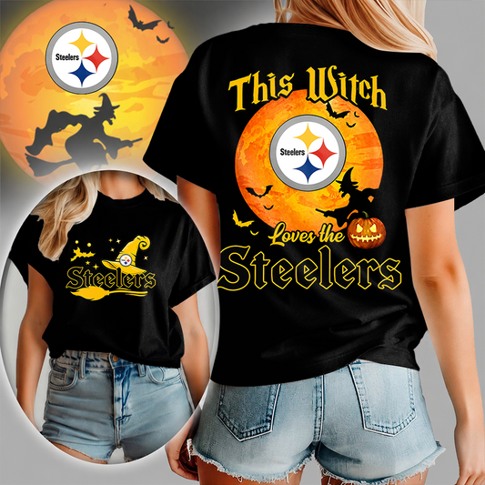 [SPECIAL OFFER] NEW CUSTOMIZED NFL14 PSB PITTSBURGH STEELERS  HALLOWEEN T-SHIRT, HOODIE & ZIP HOODIE