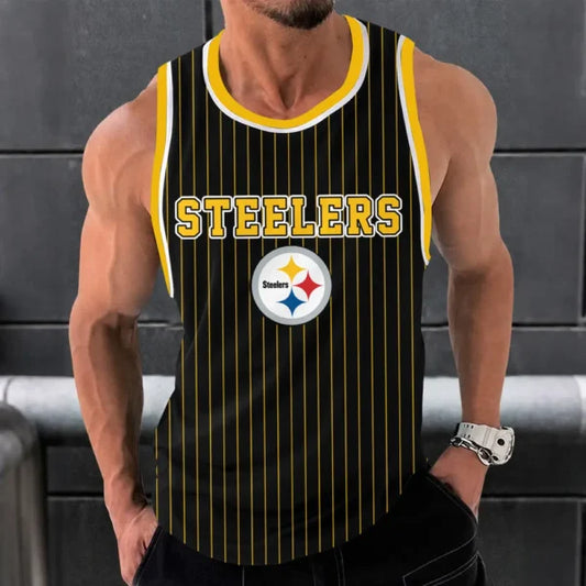 [SPECIAL OFFER] NEW CUSTOMIZED NFL14 PSB PITTSBURGH STEELERS UNISEX TANK TOP