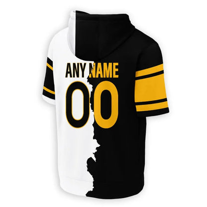 [SPECIAL OFFER] NEW CUSTOMIZED NFL14 PSB PITTSBURGH STEELERS SHORT SLEEVE HOODIE T-SHIRT