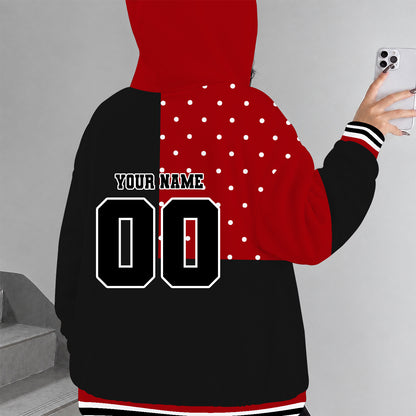 [FAN FAVORITE] NEW CUSTOMIZED NCAA MFF14 SCH ST. CLOUD STATE HUSKIES STRAPPY ZIP HOODIE