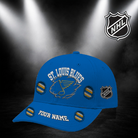 [SUPER SALE] NEW CUSTOMIZED NHL14 SLB ST. LOUIS BLUES CLASSIC CAP