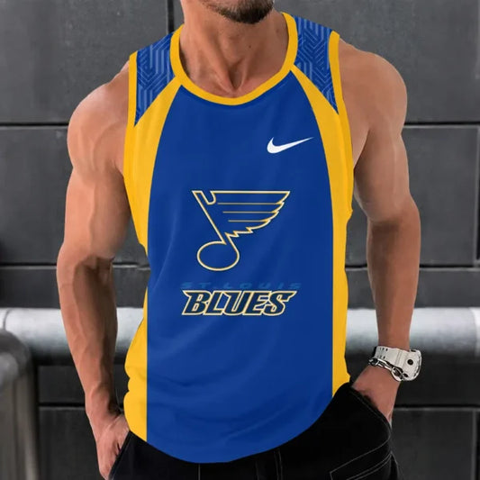 [SUPER SALE] NEW CUSTOMIZED NHL14 SLB ST. LOUIS BLUES UNISEX TANK TOP