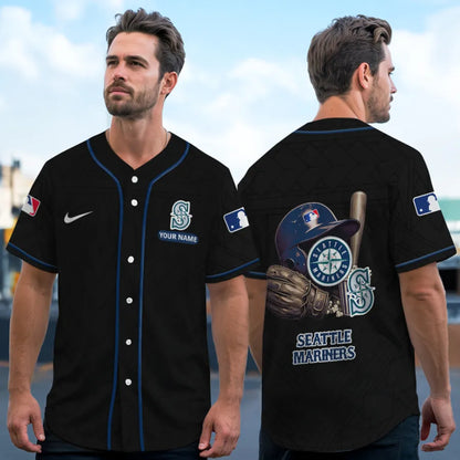 [FLASH SALE] NEW CUSTOMIZED MLB14 SMS SEATTLE MARINERS BASEBALL JERSEY