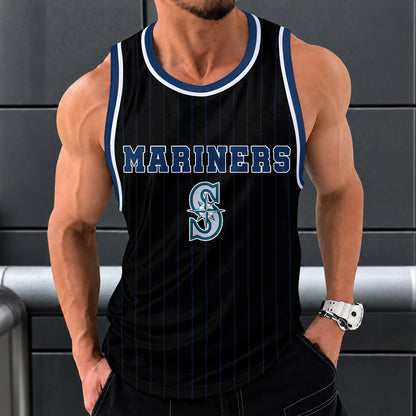 [FLASH SALE] NEW CUSTOMIZED MLB14 SMS SEATTLE MARINERS UNISEX TANK TOP
