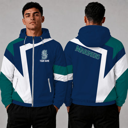 [FLASH SALE] NEW CUSTOMIZED MLB14 SMS SEATTLE MARINERS WINDBREAKER JACKET