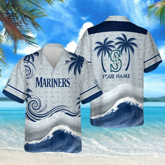 [FLASH SALE] NEW CUSTOMIZED MLB14 SMS SEATTLE MARINERS UNISEX HAWAIIAN SHIRT